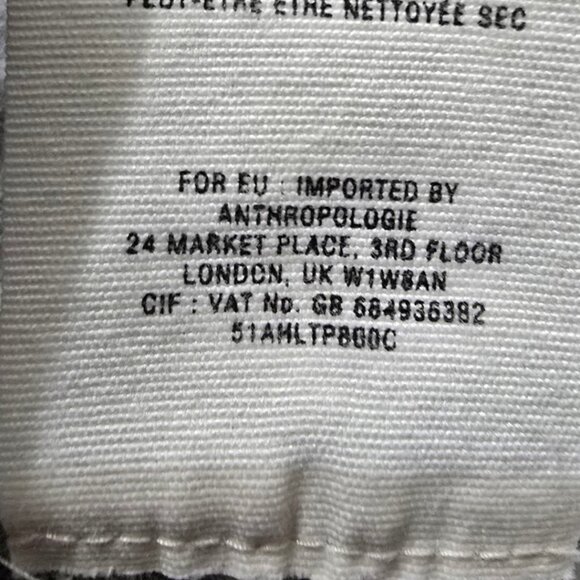 Pilcro And The Letterpress Low Rise Wide Leg Linen Blend Pants Sz 4 - Picture 11 of 11